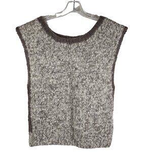 Vintage Linda Allard for Ellen Tracy Hand Knit Mohair Wool‎ Blend Sweater Vest M